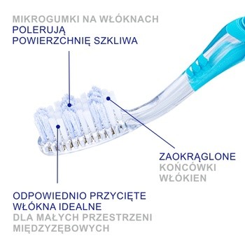 Elgydium Whitening, szczoteczka do zębów, średnia, 1 szt.