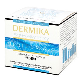 Dermika Meritum, krem półtłusty, odżywczy, 50 ml