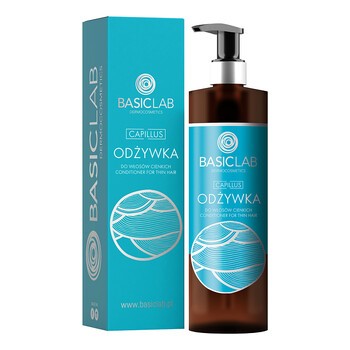 BasicLab Capillus, odżywka do włosów cienkich, 300 ml