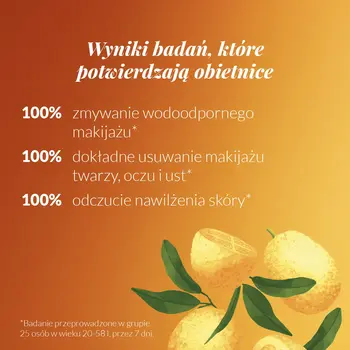 Orientana, olejek do demakijażu twarzy i oczu złota pomarańcza, 150 ml