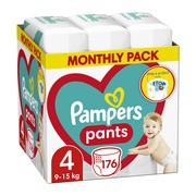 Pampers Pants 4 (9-15 kg), pieluchomajtki jednorazowe, 176 szt.