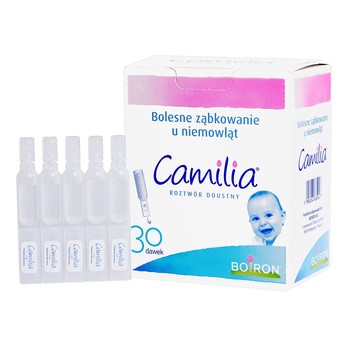 Camilia na ząbkowanie, roztwór doustny, 30 minimsów