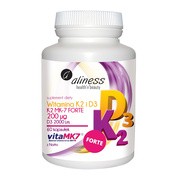 Aliness Witamina K2 KM7 Forte + D3, kapsułki, 60 szt.