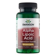 Swanson ALA kwas alfa liponowy 100 mg, kapsułki, 120 szt.