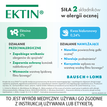 Ektin, krople do oczu, 10 ml