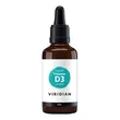 Viridian, Witamina D3 2000IU (wegan), płyn, 50 ml