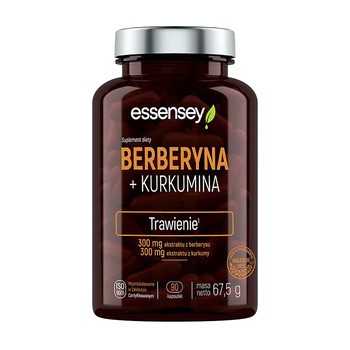 Essensey Berberyna + Kurkumina, kapsułki, 90 szt.