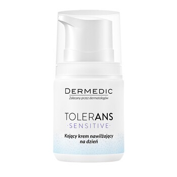 Dermedic Tolerans Sensitive, kojący krem nawilżający na dzień, 55 g