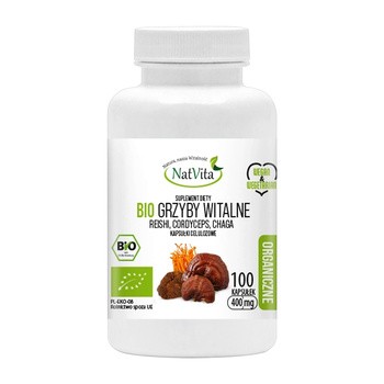 NatVita Bio Grzyby Witalne, kapsułki, 100 szt.