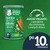 Gerber Organic, chrupki pszenno-owsiane marchewka, pomarańcza, 10 m+, 35 g