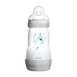 MAM Anti-Colic, butelka antykolkowa 4 m+, średni przepływ, szara, 260 ml