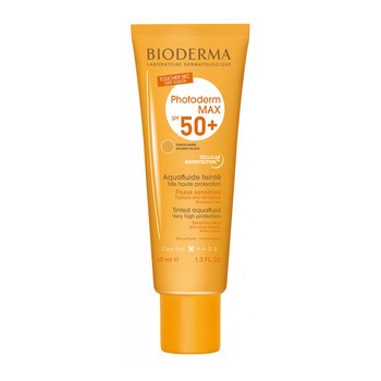 Bioderma Photoderm MAX Aquafluide SPF 50+, fluid przeciwsłoneczny, kolor ciemny, 40 ml