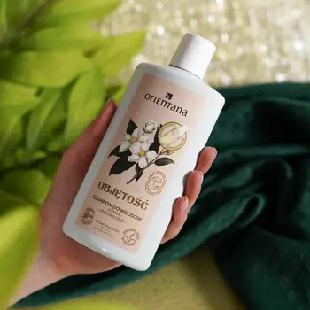 Orientana, ajurwedyjski szampon do włosów, jaśmin i migdałecznik, 210 ml