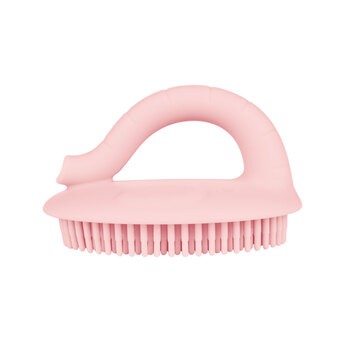 Canpol Babies, myjka silikonowa do kąpieli, różowa, 1 szt.