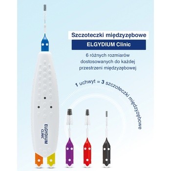 Elgydium Clinic Trio Comp.145, szczoteczki międzyzębowe, 1 szt.