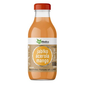 Ekamedica, Jabłko, acerola, mango, płyn, 300 ml