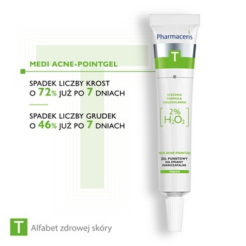 Pharmaceris T Medi Acne-Pointgel, żel punktowy na miejscowe zmiany mikrozapalne, 10 ml