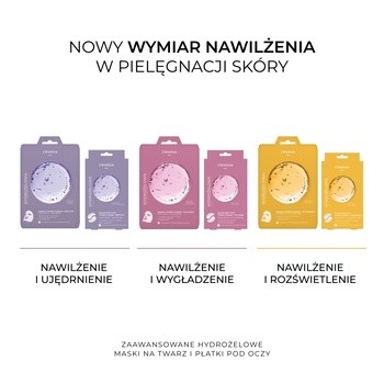 L`Biotica PGA Hydro Fusion + Peptydy, hydrożelowe płatki pod oczy, 2 szt.