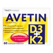 Avetin D3 + K2, kapsułki miękkie, 60 szt.