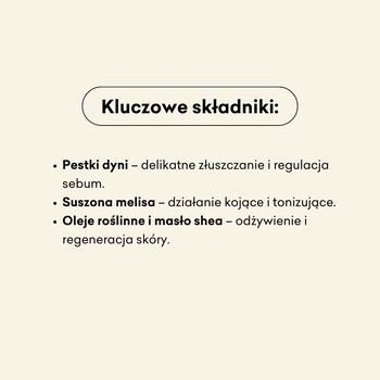 Mydlarnia 4 Szpaki, Melisa i Dynia, naturalne mydło peelingujące, 320 g