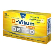 D-Vitum forte Osteo, tabletki do ssania lub połykania, 60 szt.