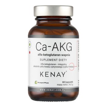 KENAY Ca-AKG alfa-ketoglutaran wapnia, kapsułki, 60 szt.