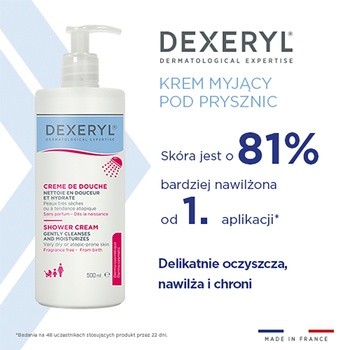 Dexeryl Shower, krem pod prysznic, 500 ml