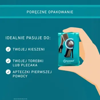 Compeed, plastry na pęcherze na piętę dla kobiet, 5 szt.