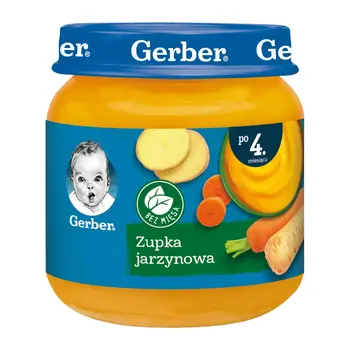 Gerber, zupka jarzynowa, 4 m+, 125 g
