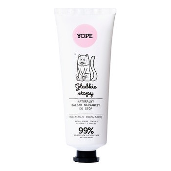 Yope Foot, naturalny balsam naprawczy do stóp, Gładkie stopy, 75 ml