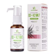 HempKing D3 + K2 MK7, krople, 30 ml