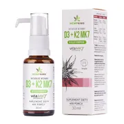 HempKing D3 + K2 MK7, krople, 30 ml