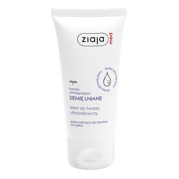 Ziaja Med Siemię lniane, krem do twarzy ultraodżywczy, 50 ml