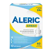 Aleric Spray 60 dawek, spray do nosa, na katar alergiczny u dorosłych