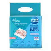 Canpol Babies, wielofunkcyjne podkłady higieniczne, 33 cm x 45 cm, 20 szt.