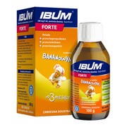 Ibum forte, 200 mg/5 ml, zawiesina doustna o smaku bananowym, 100 g