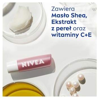Nivea, pielęgnująca pomadka do ust Pearly Shine, 4,8 g