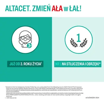 Altacet, 10 mg/g, żel na urazy i stłuczenia w tubie, 75 g