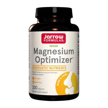 Jarrow Formulas, Magnesium Optimizer, tabletki, 200 szt.