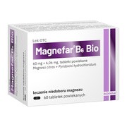 Magnefar B6 Bio, tabletki powlekane, 60 szt.