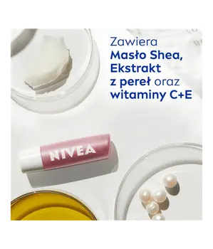 Nivea, pielęgnująca pomadka do ust Pearly Shine, 4,8 g