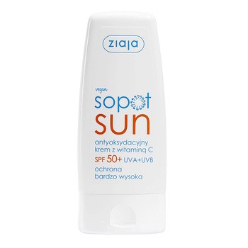 Ziaja Sopot Sun, krem antyoksydacyjny z witaminą C, SPF 50+, 50 ml