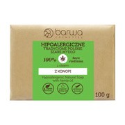 Barwa, Hipoalergiczne Tradycyjne Polskie Szare Mydło z olejem z konopi, 100g