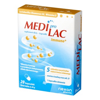 Nexon Pharma Mediprolac Immuno, kapsułki, 20 szt.
