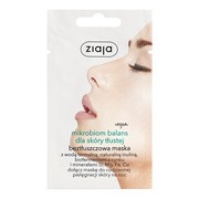 Ziaja Mikrobiom Balans, maska do twarzy dla skóry tłustej, 7ml (saszetka)