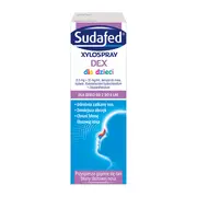 Sudafed Xylospray DEX dla dzieci, 0,5mg+50mg/ml, aerozol do nosa,10ml