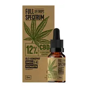 Full Spectrum Life Drops 12% CBD, olejek konopny, 15 ml