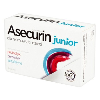 Asecurin Junior, proszek w saszetkach, 2,6 g, 10 szt.