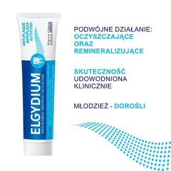 Elgydium Anti Plaque, pasta do zębów, 75 ml