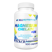 Allnutrition Magnesium Chelate + B6, kapsułki,100 szt.